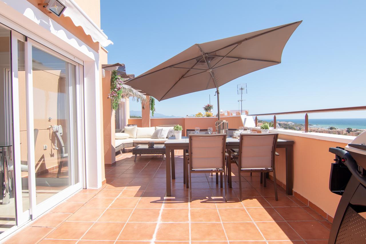 2242-Amazing Penthouse 2Terraces Sea View Lägenhet Casares Exteriör bild