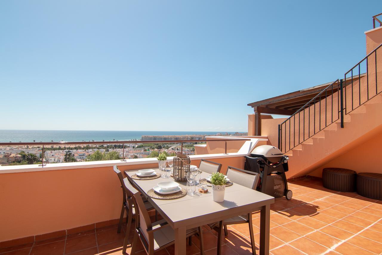 2242-Amazing Penthouse 2Terraces Sea View Lägenhet Casares Exteriör bild